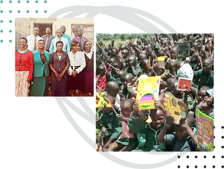 Teachers and Children at Makonde Primary School